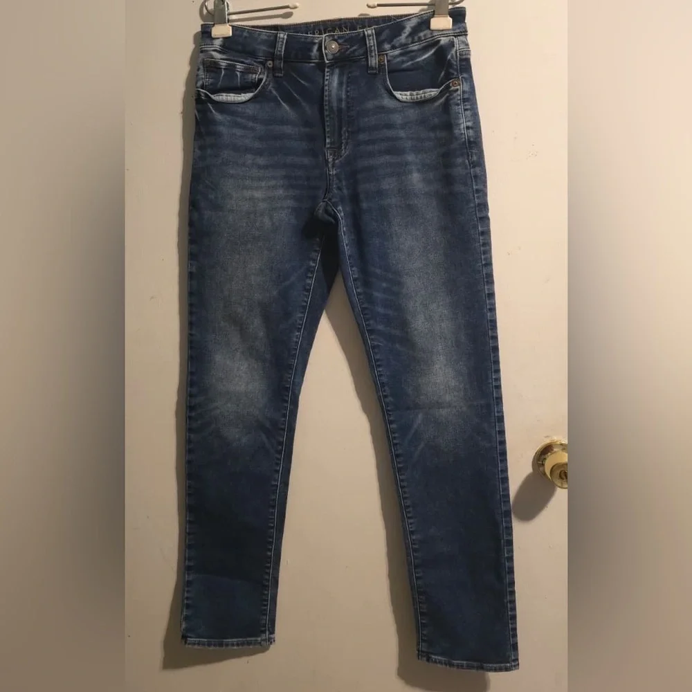 American Eagle Outfitters Dark Blue Straight Jeans